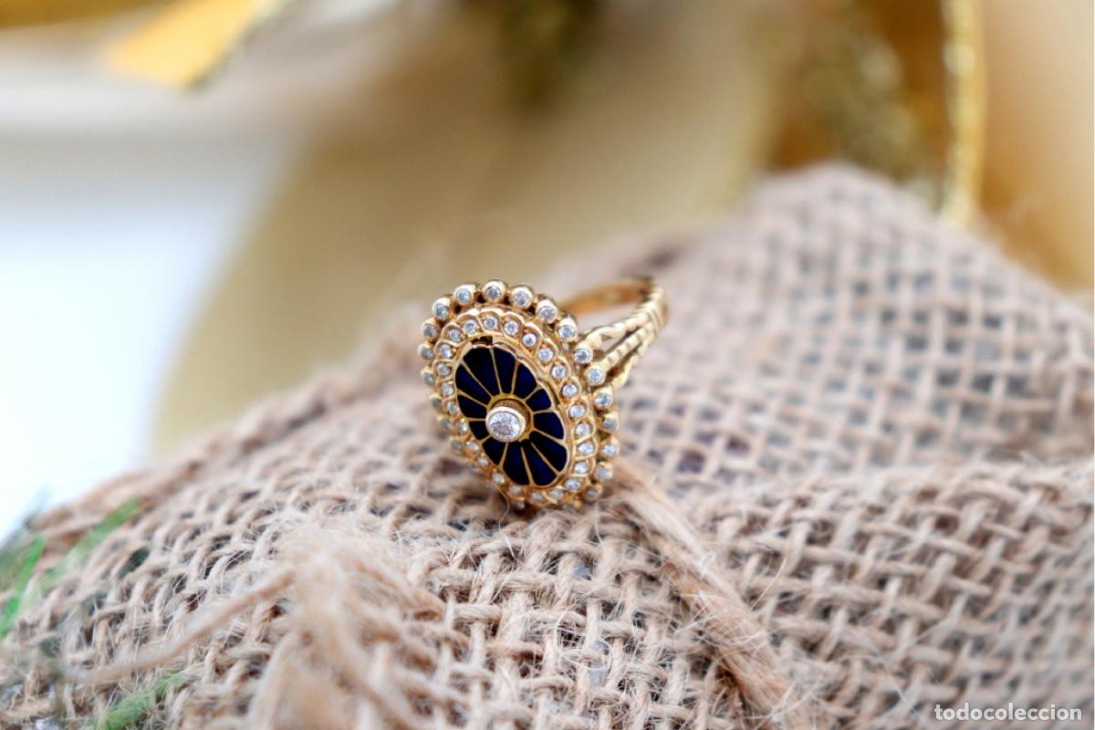 Joyeria: Anillo de oro de 19,2 quilates con diamantes - Foto 6