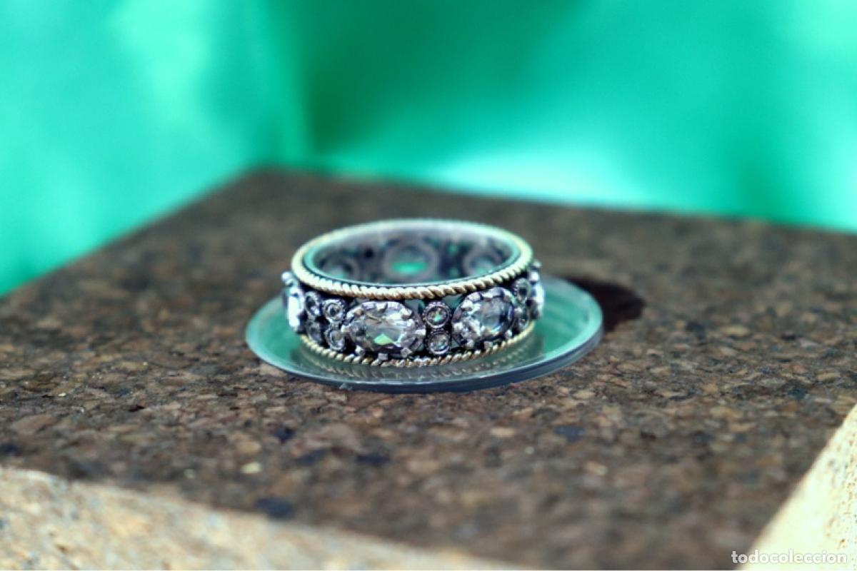 Joyeria: Anillo en oro y plata de 19,2K. - Foto 6