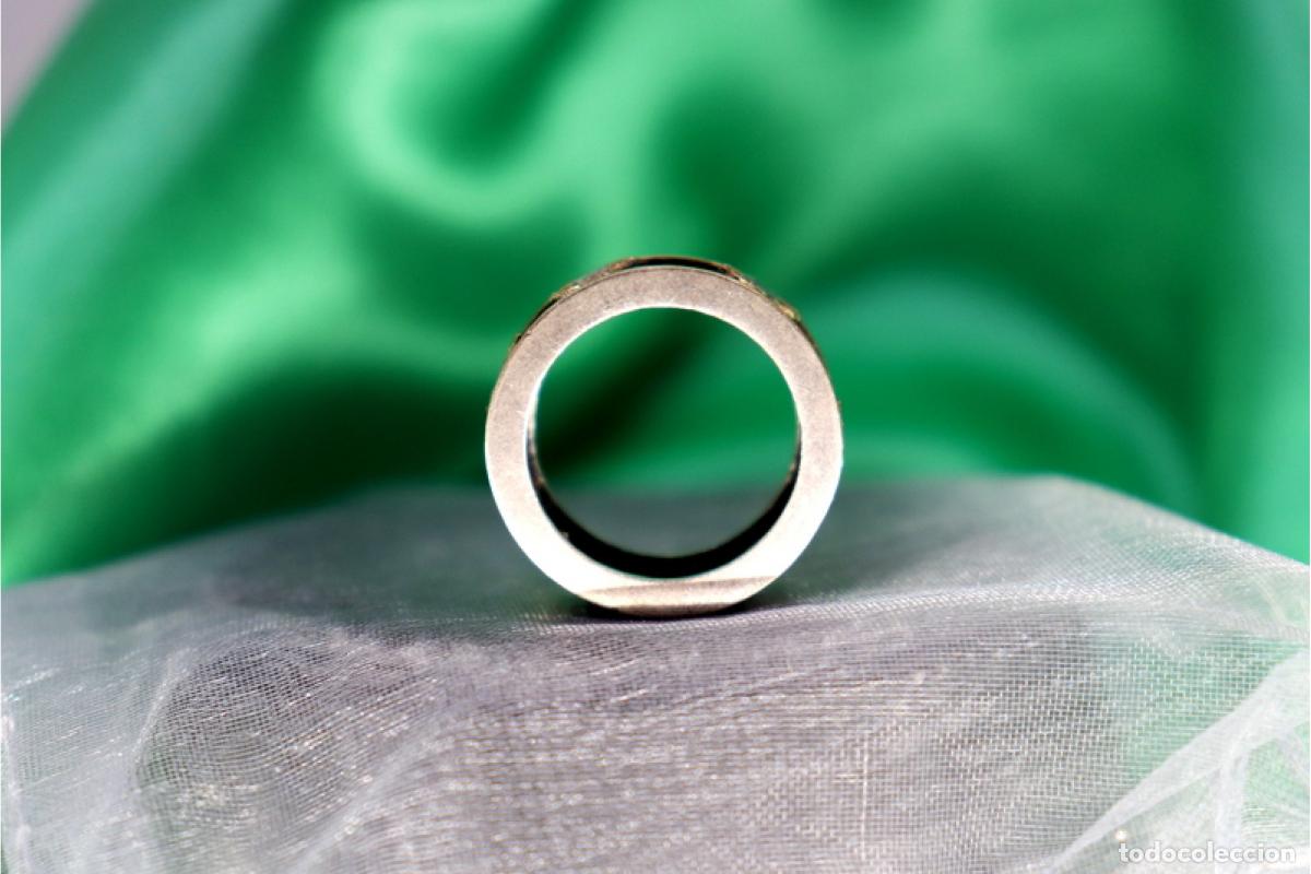 Joyeria: Anillo en oro y plata de 19,2K. - Foto 4