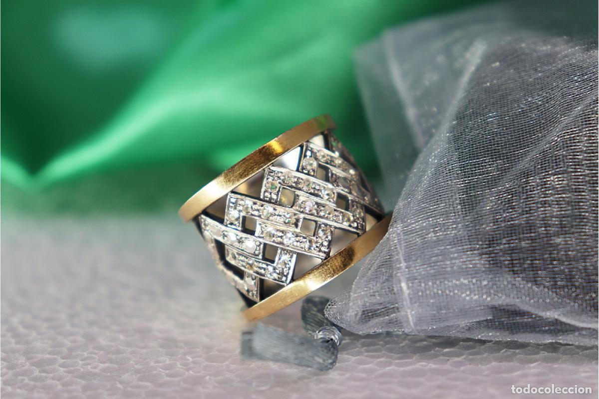 Joyeria: Anillo en oro y plata de 19,2K. - Foto 1