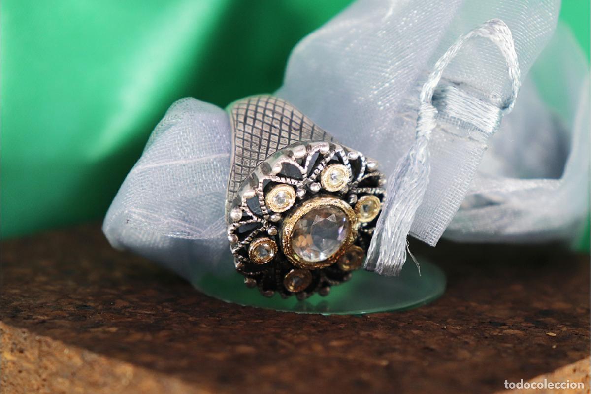 Joyeria: Anillo en oro y plata de 19,2K. - Foto 1