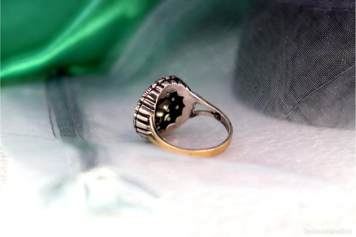 Joyeria: Anillo en oro y plata de 19,2K. - Foto 5