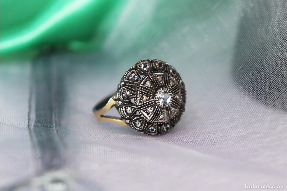 Joyeria: Anillo en oro y plata de 19,2K. - Foto 1