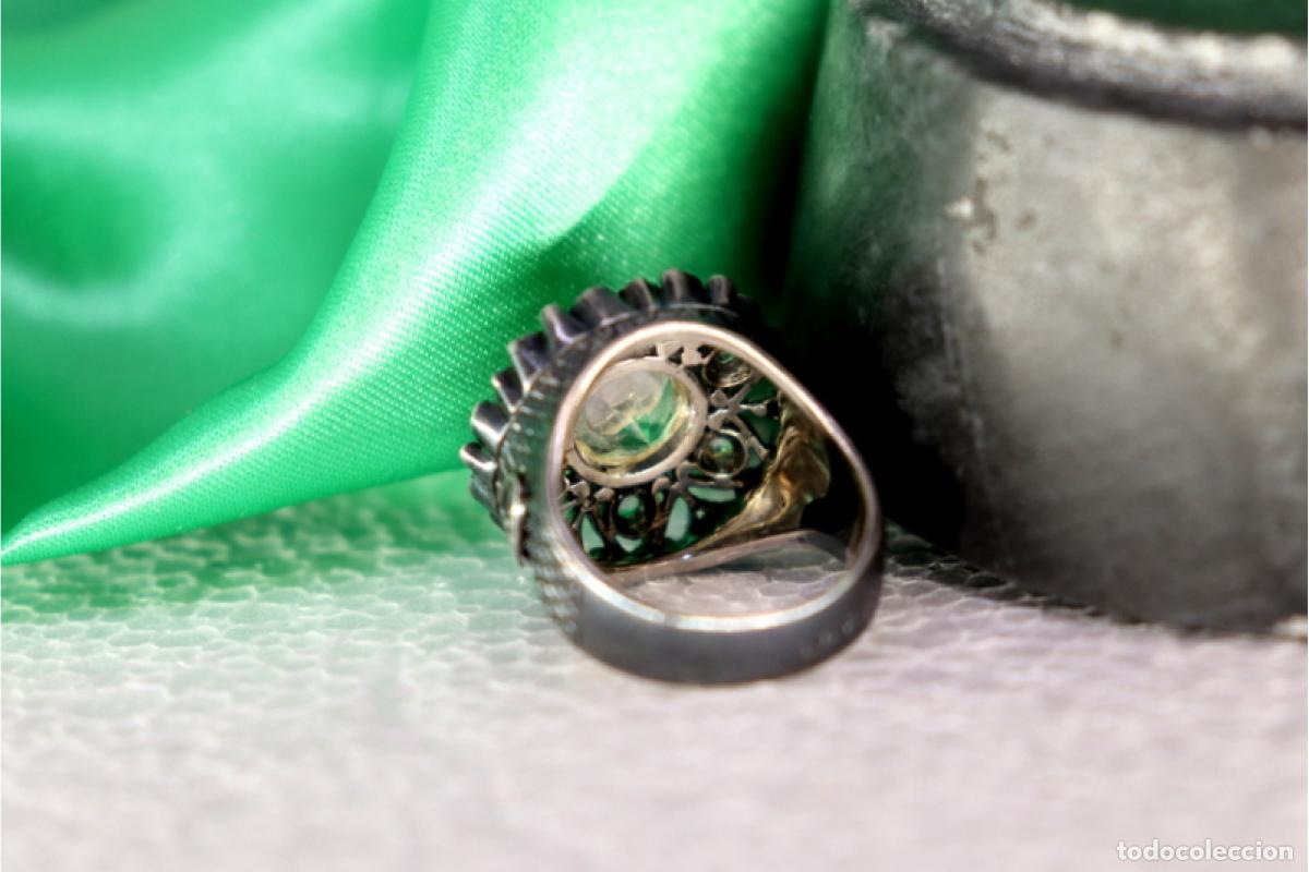 Joyeria: Anillo en oro y plata de 19,2K. - Foto 2