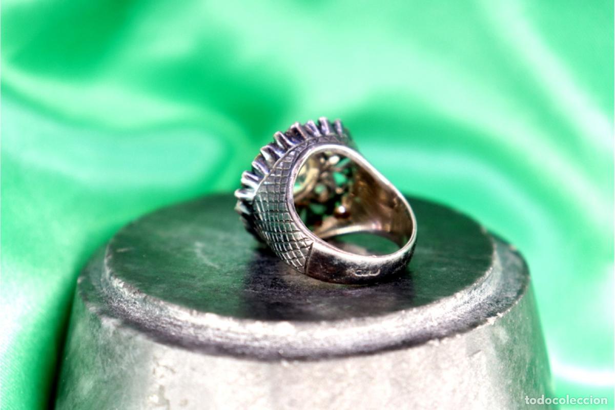 Joyeria: Anillo en oro y plata de 19,2K. - Foto 4