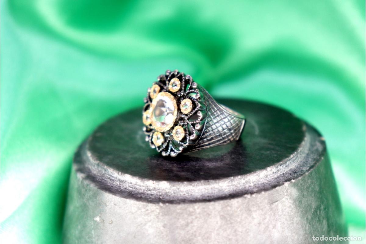 Joyeria: Anillo en oro y plata de 19,2K. - Foto 5