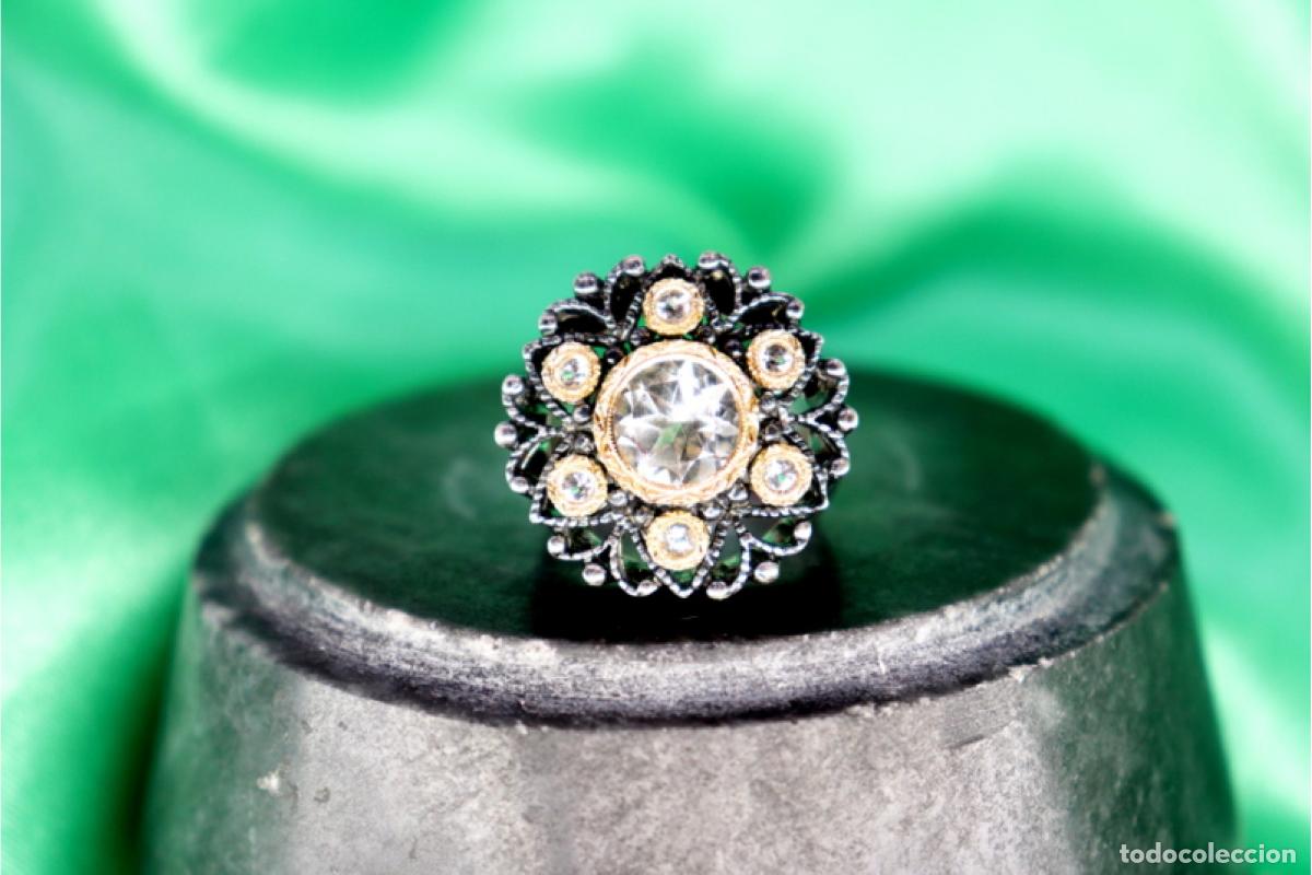 Joyeria: Anillo en oro y plata de 19,2K. - Foto 7