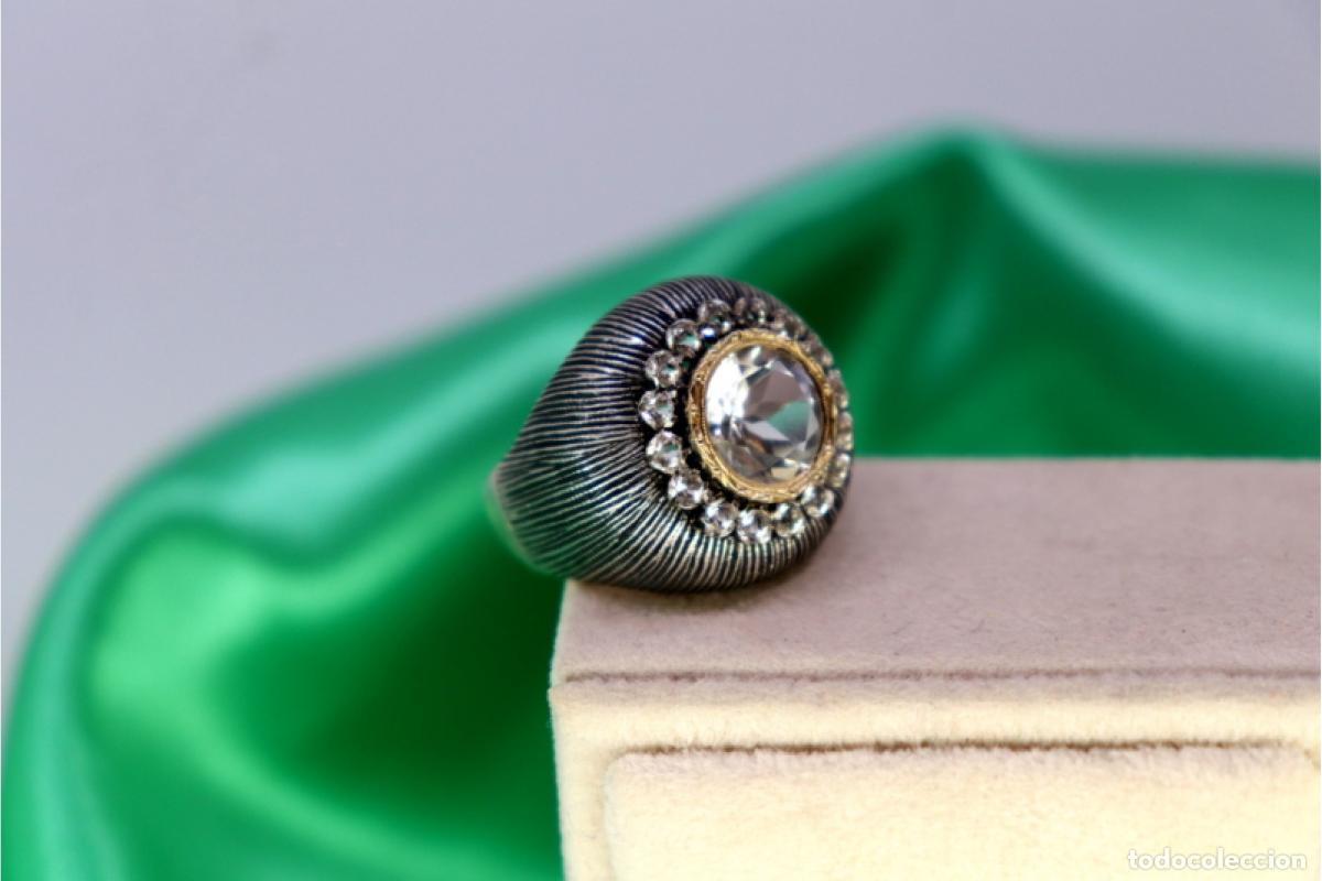 Joyeria: Anillo en oro y plata de 19,2K. - Foto 8