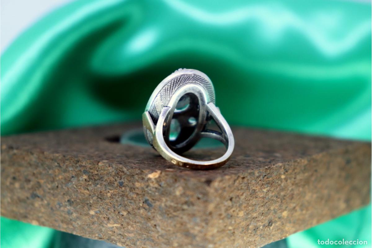 Joyeria: Anillo en oro y plata de 19,2K. - Foto 2
