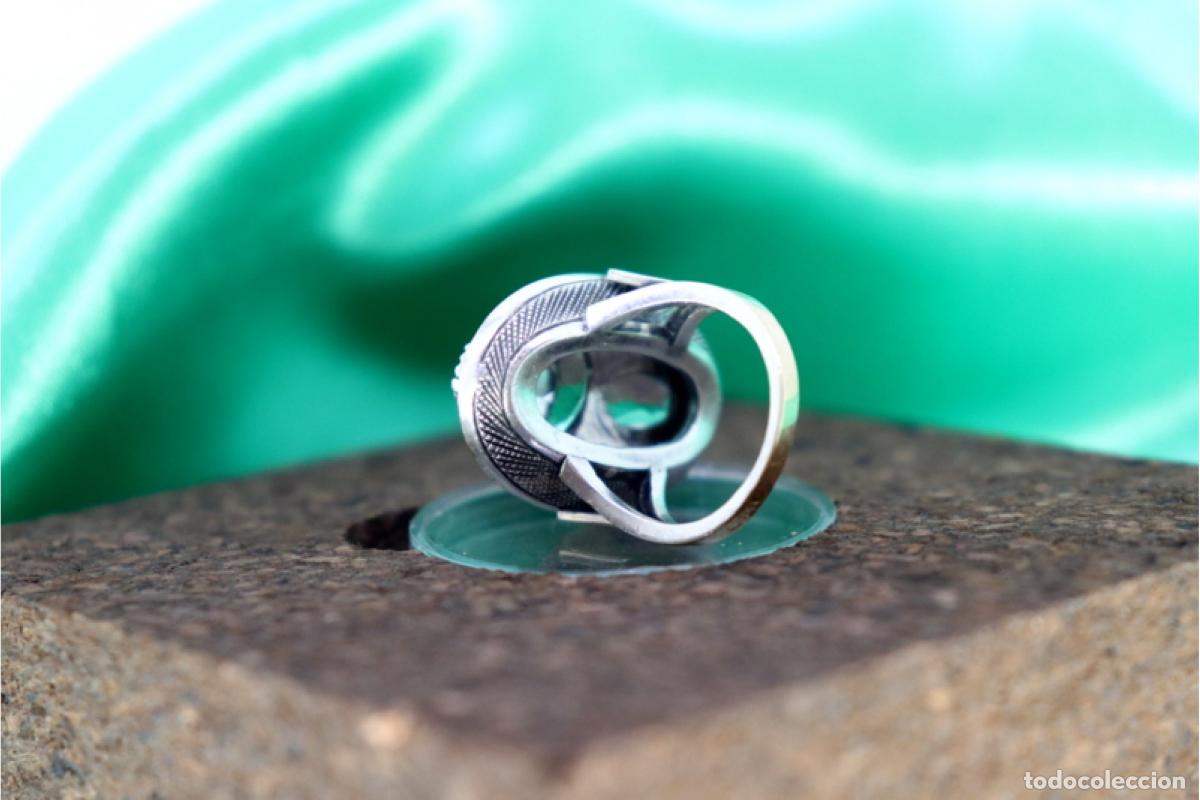 Joyeria: Anillo en oro y plata de 19,2K. - Foto 6
