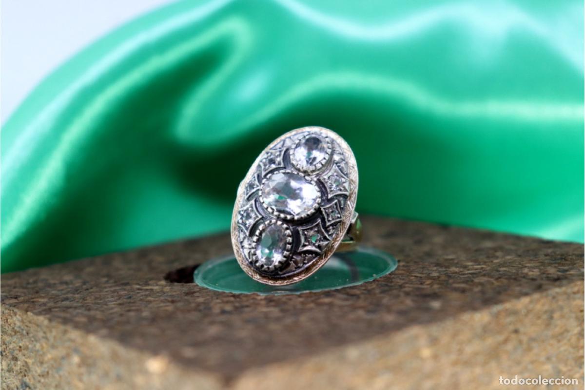 Joyeria: Anillo en oro y plata de 19,2K. - Foto 7