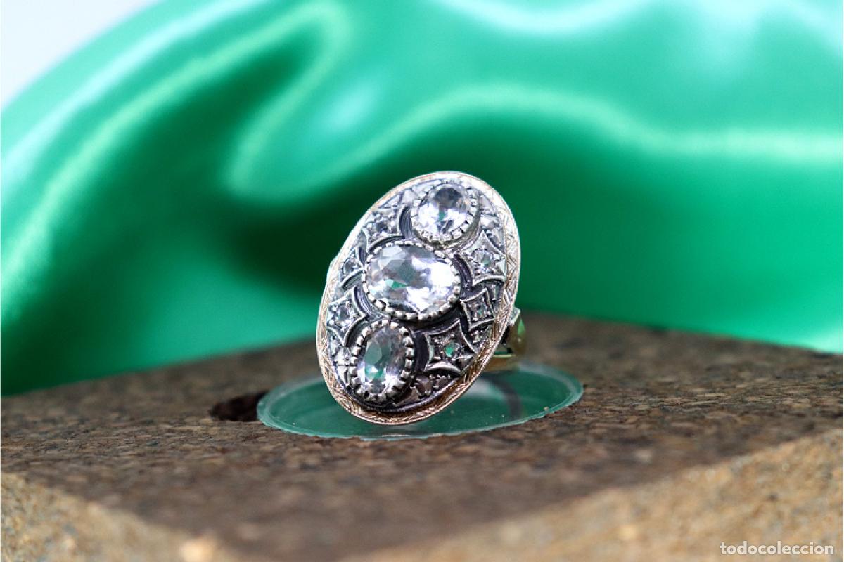 Joyeria: Anillo en oro y plata de 19,2K. - Foto 1