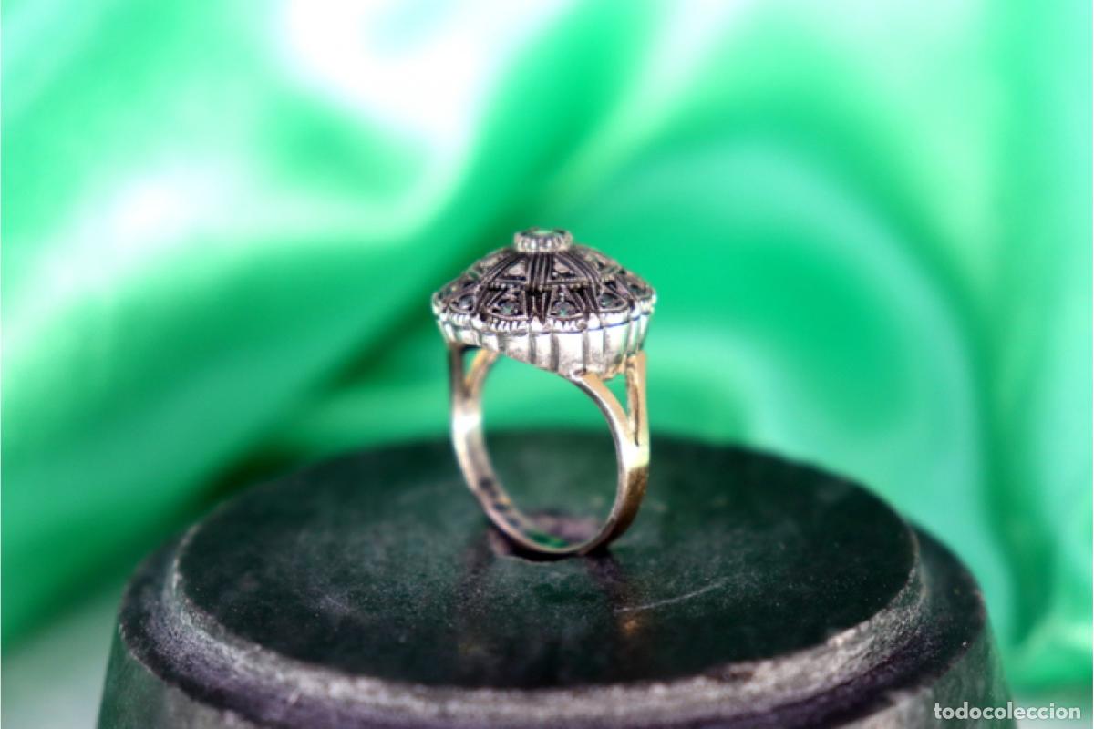 Joyeria: Anillo en oro y plata de 19,2K. - Foto 3