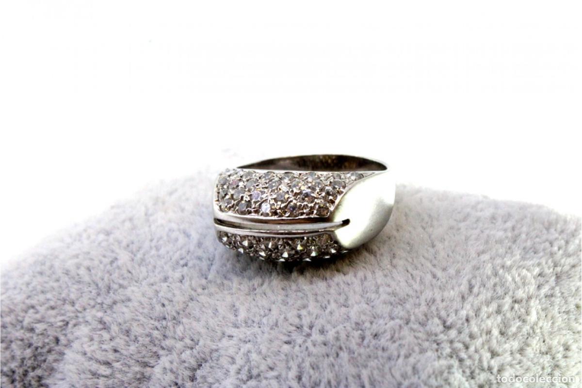 Joyeria: Anillo de oro blanco de 19,2 quilates - Foto 3