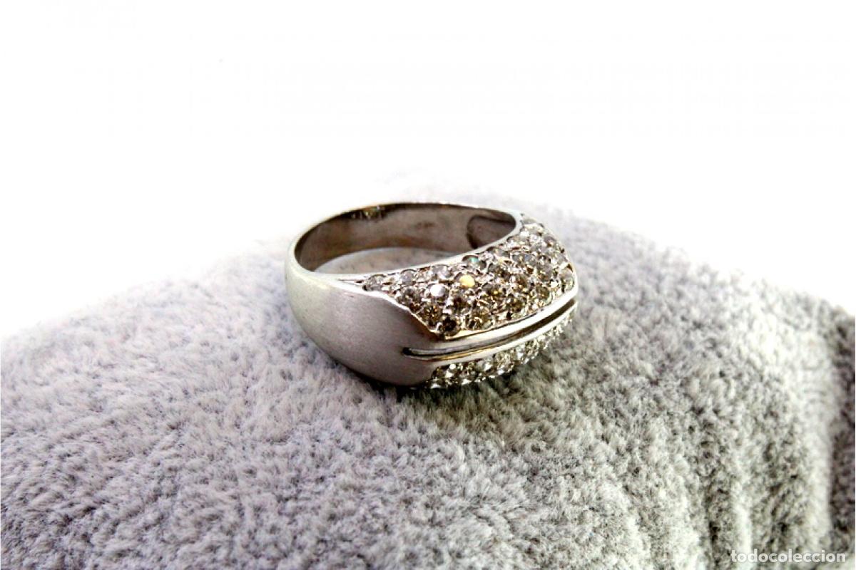 Joyeria: Anillo de oro blanco de 19,2 quilates - Foto 5