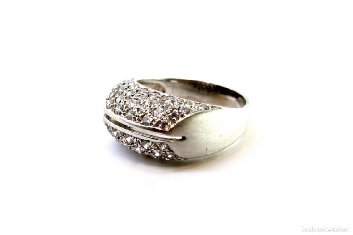 Joyeria: Anillo de oro blanco de 19,2 quilates - Foto 6