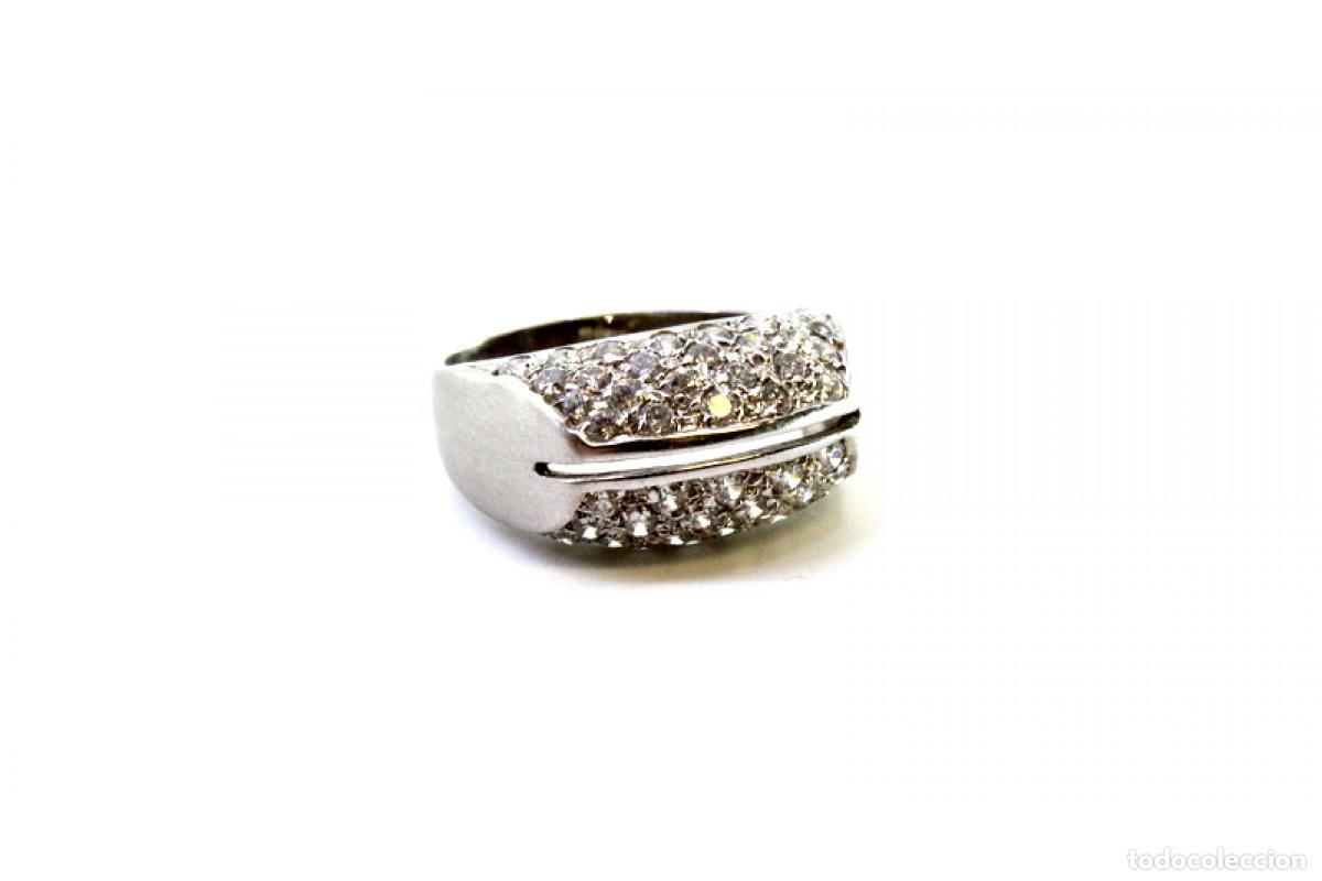 Joyeria: Anillo de oro blanco de 19,2 quilates - Foto 7