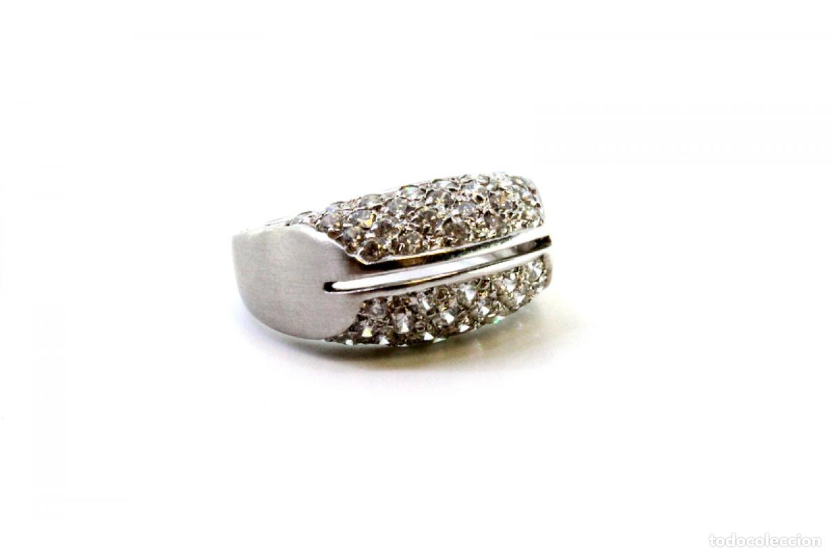 Joyeria: Anillo de oro blanco de 19,2 quilates - Foto 8