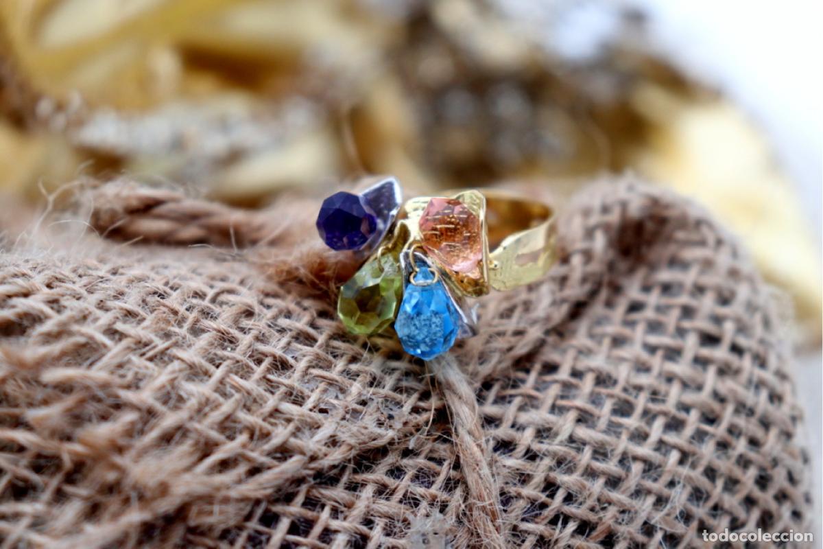 Joyeria: Anillo de oro tricolor de 19,2 quilates - Foto 2