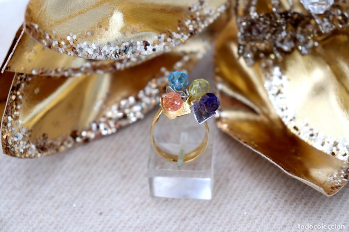 Joyeria: Anillo de oro tricolor de 19,2 quilates - Foto 8