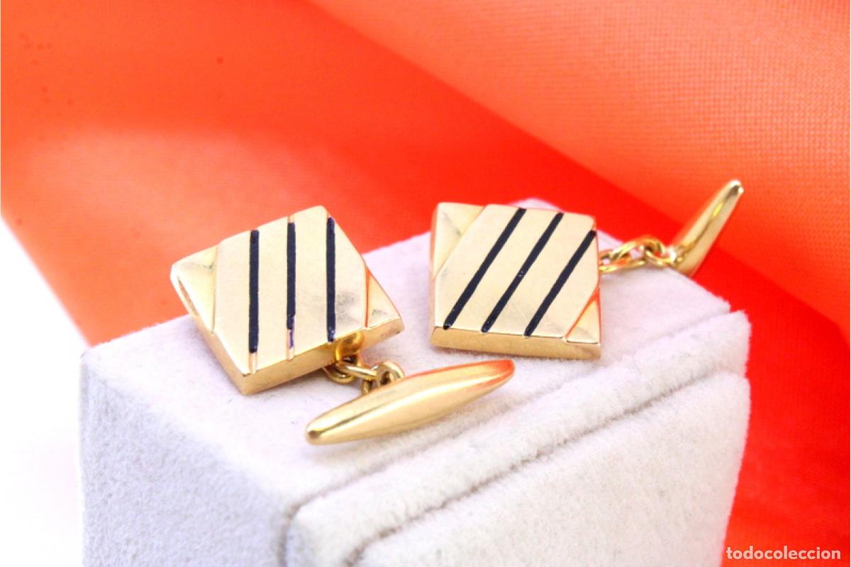 Joyeria: Gemelos de oro de 19,2 quilates - Foto 4