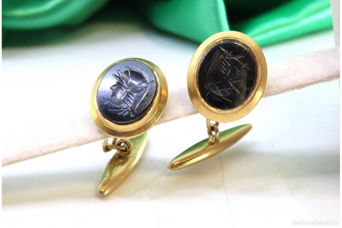 Joyeria: Gemelos de oro de 19,2 quilates - Foto 3