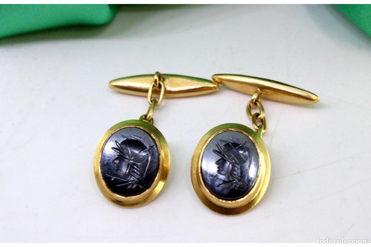 Joyeria: Gemelos de oro de 19,2 quilates - Foto 4