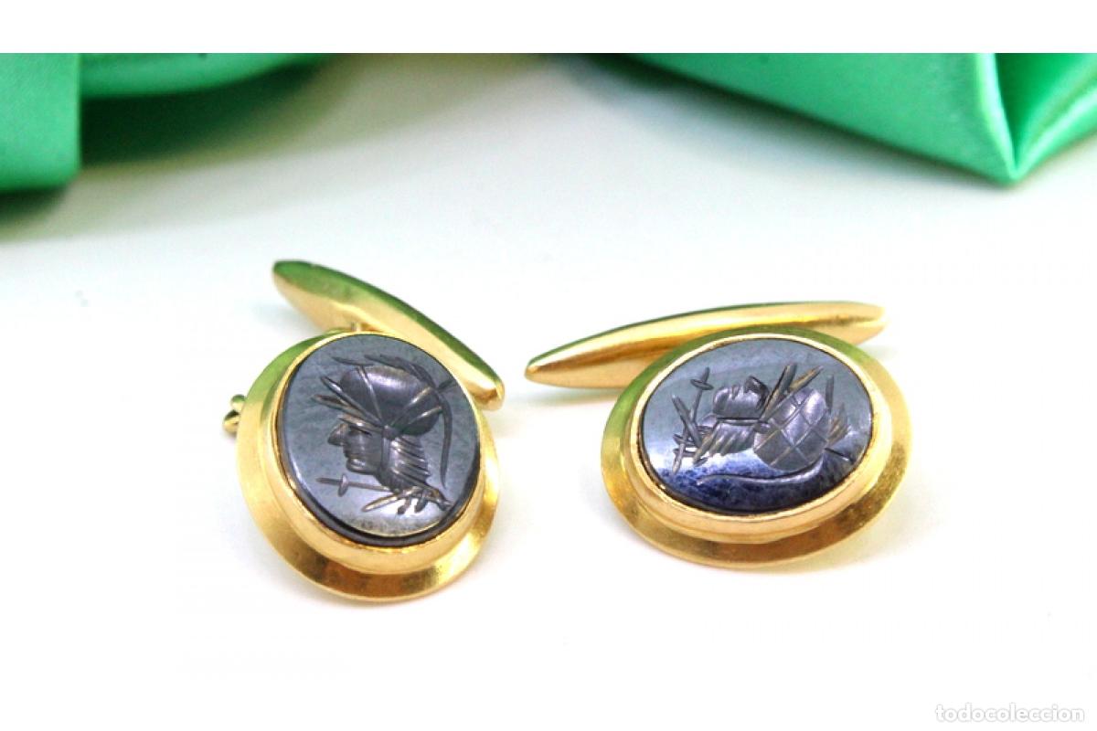 Joyeria: Gemelos de oro de 19,2 quilates - Foto 6