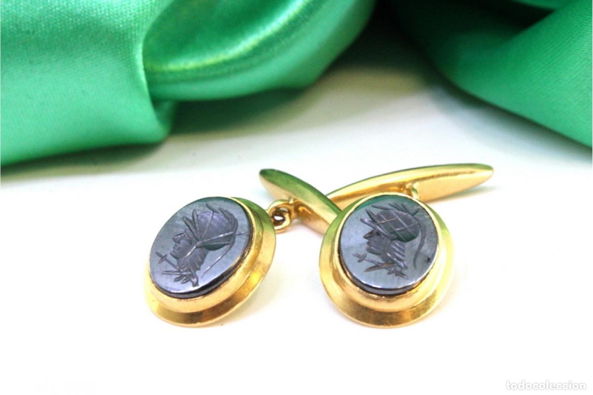 Joyeria: Gemelos de oro de 19,2 quilates - Foto 7