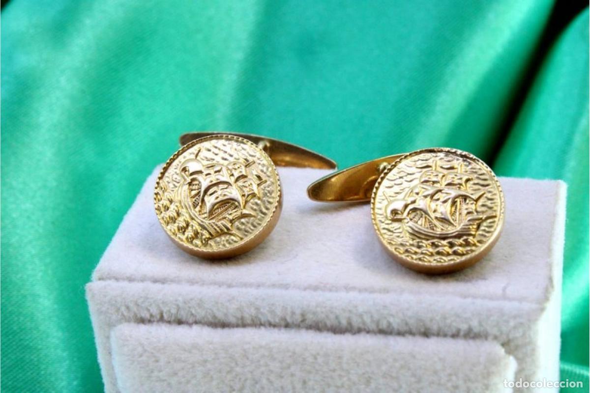 Joyeria: Gemelos de oro de 19,2 quilates - Foto 5