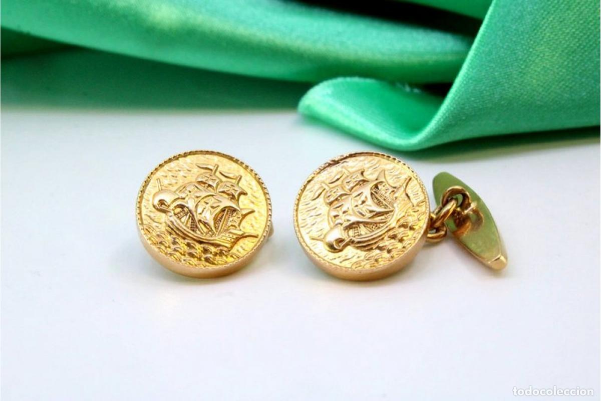 Joyeria: Gemelos de oro de 19,2 quilates - Foto 1