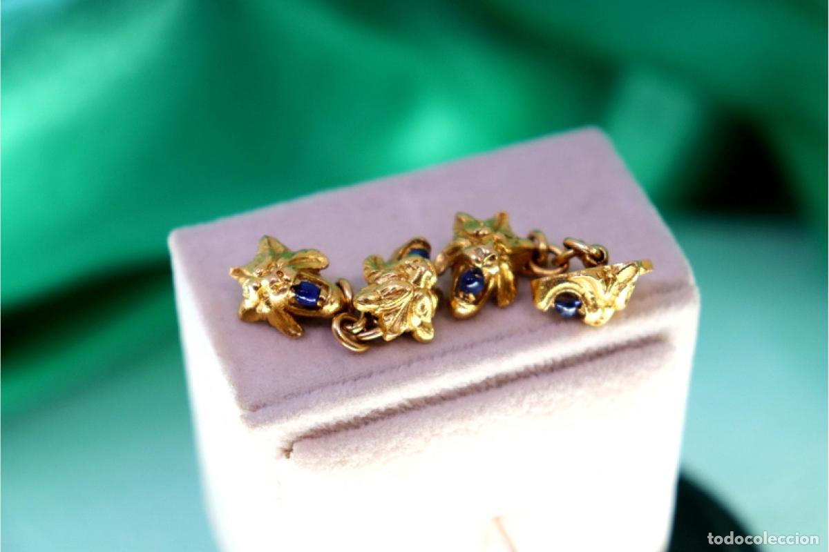 Joyeria: Gemelos de oro de 19,2 quilates - Foto 3