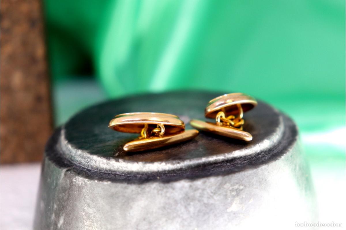 Joyeria: Gemelos de oro de 19,2 quilates - Foto 2