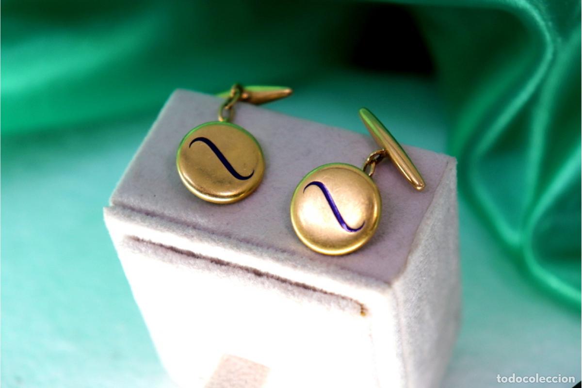 Joyeria: Gemelos de oro de 19,2 quilates - Foto 2