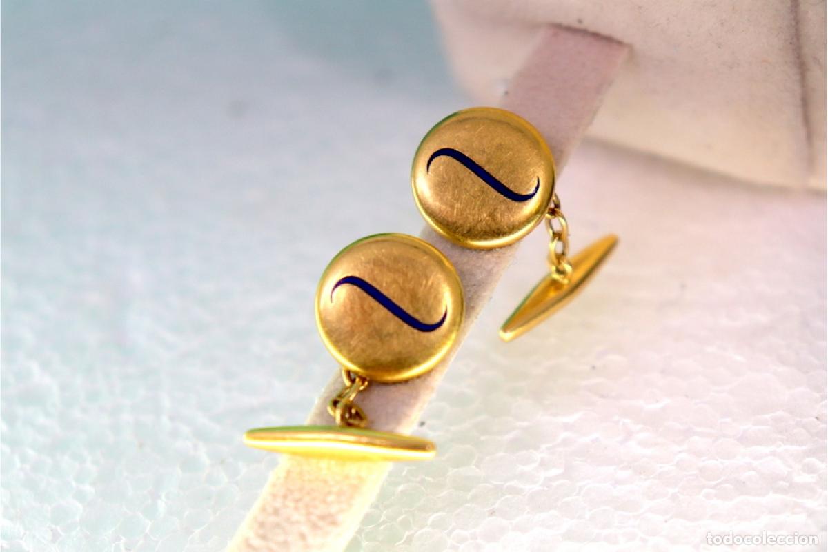 Joyeria: Gemelos de oro de 19,2 quilates - Foto 3