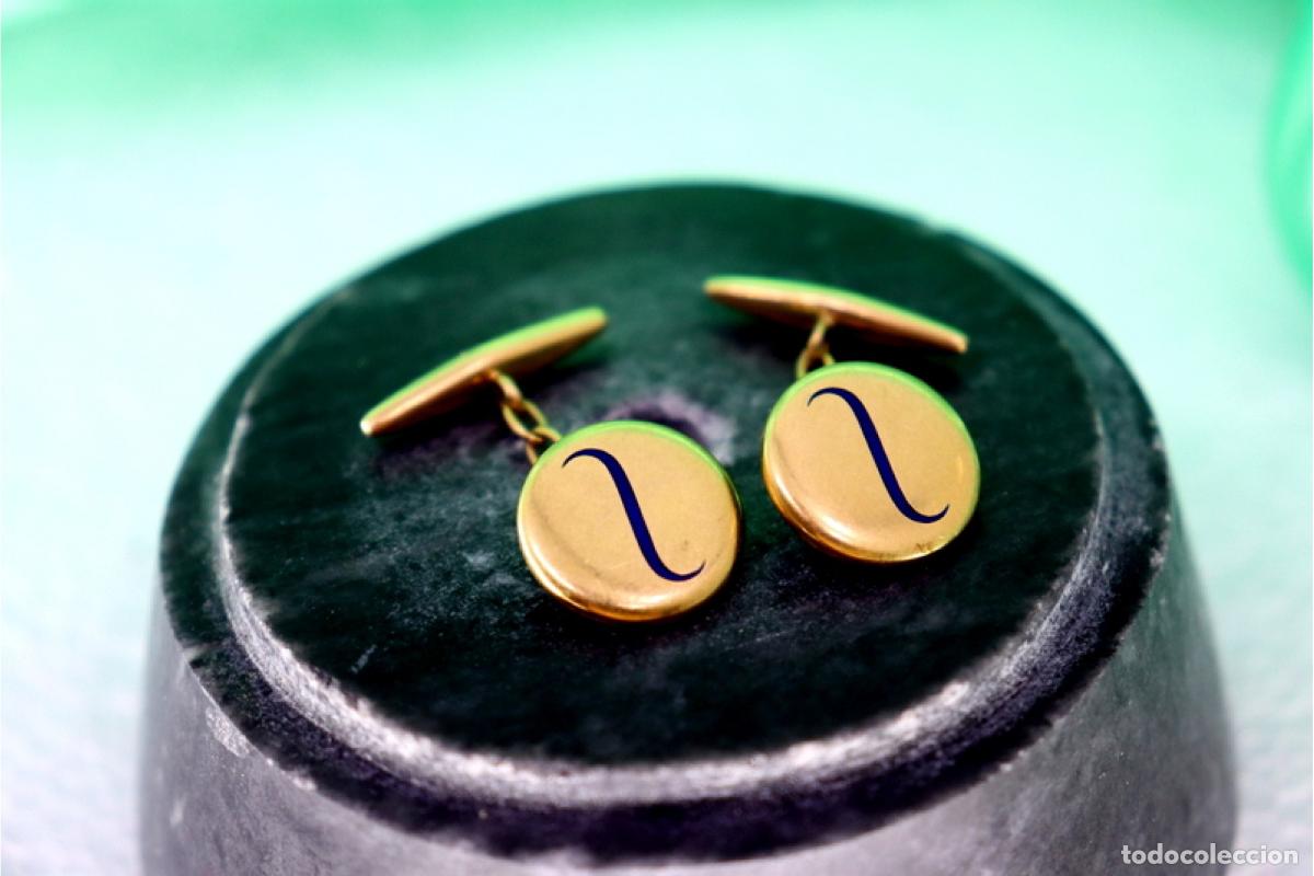 Joyeria: Gemelos de oro de 19,2 quilates - Foto 5