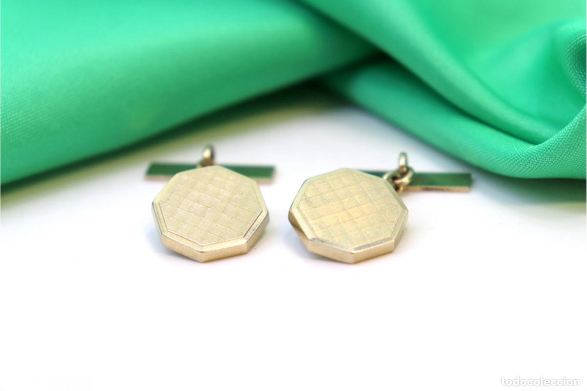 Joyeria: Gemelos de oro de 19,2 quilates - Foto 4