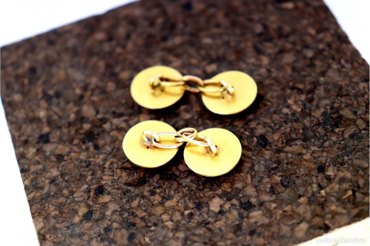 Joyeria: Gemelos de oro de 18 quilates - Foto 2