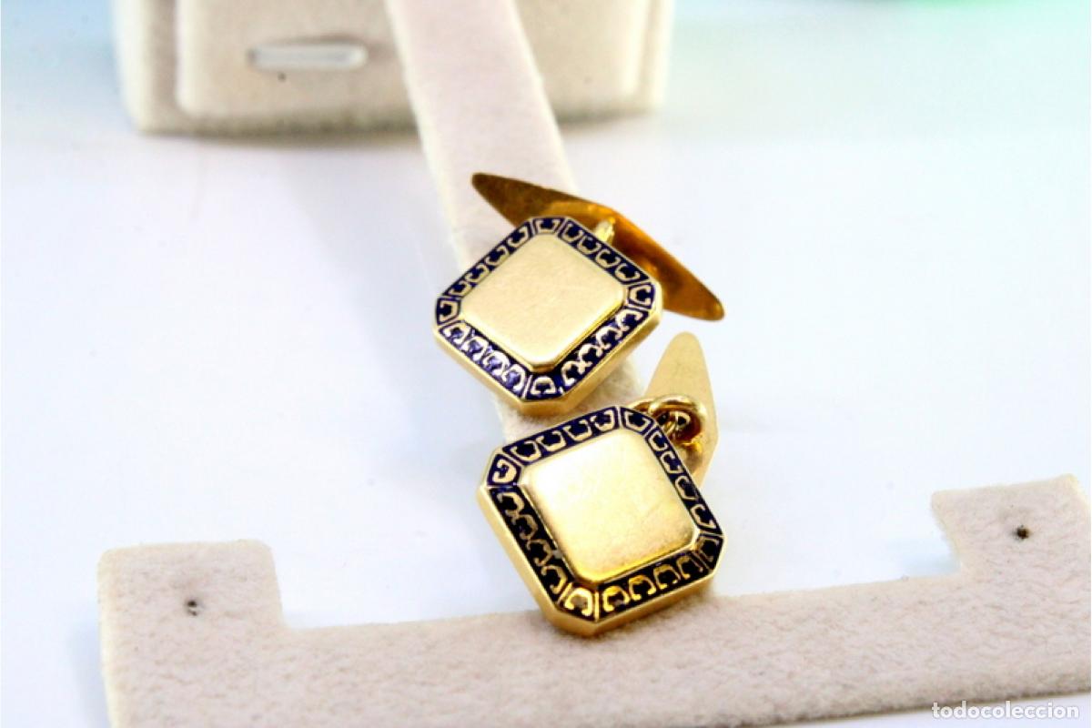 Joyeria: Gemelos de oro de 19,2 quilates - Foto 3