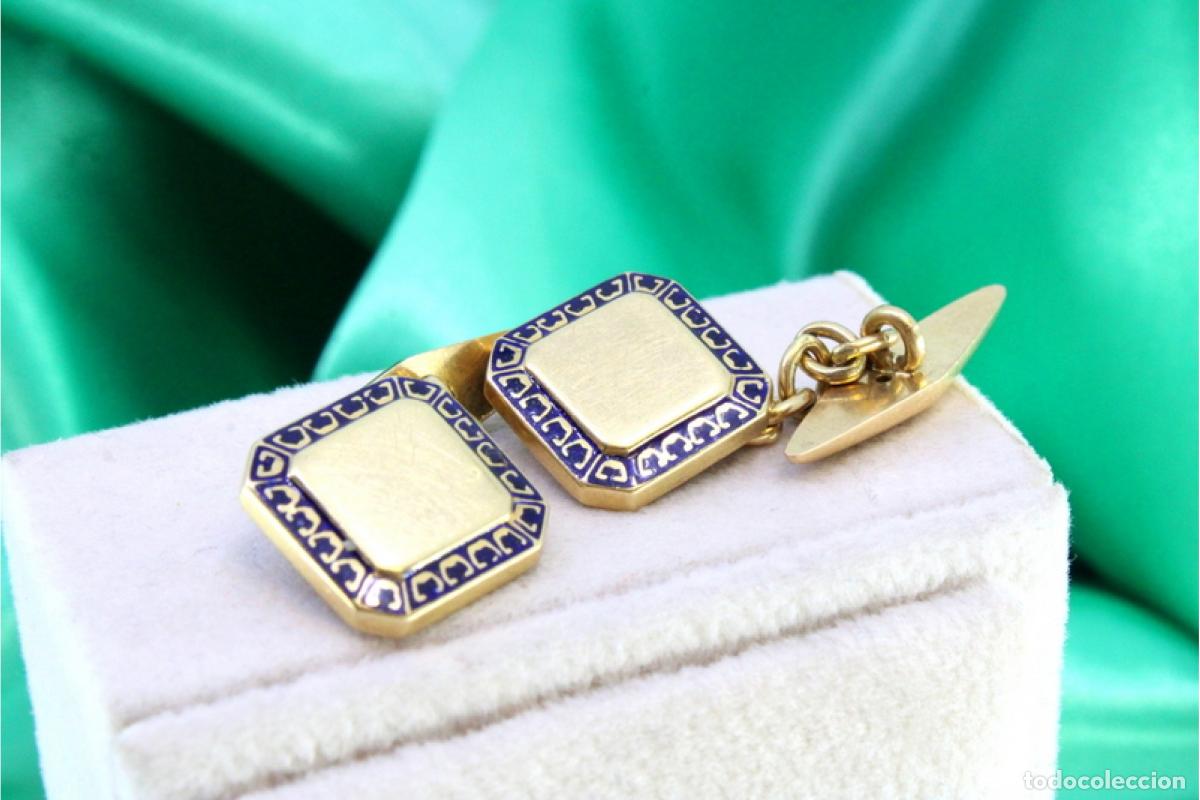 Joyeria: Gemelos de oro de 19,2 quilates - Foto 4