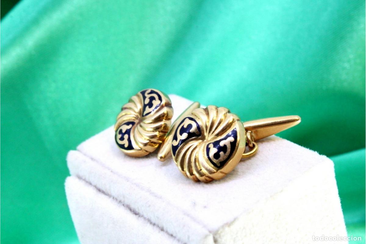 Joyeria: Gemelos de oro de 19,2 quilates - Foto 2