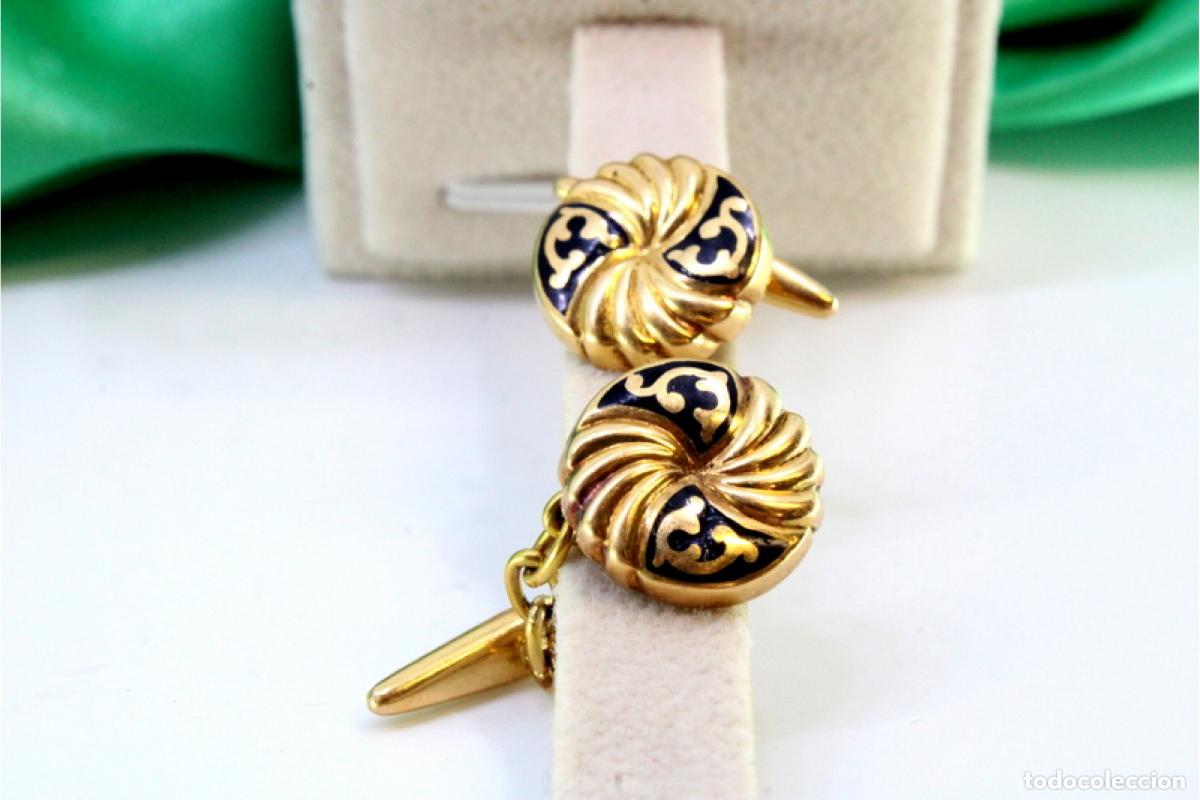 Joyeria: Gemelos de oro de 19,2 quilates - Foto 3