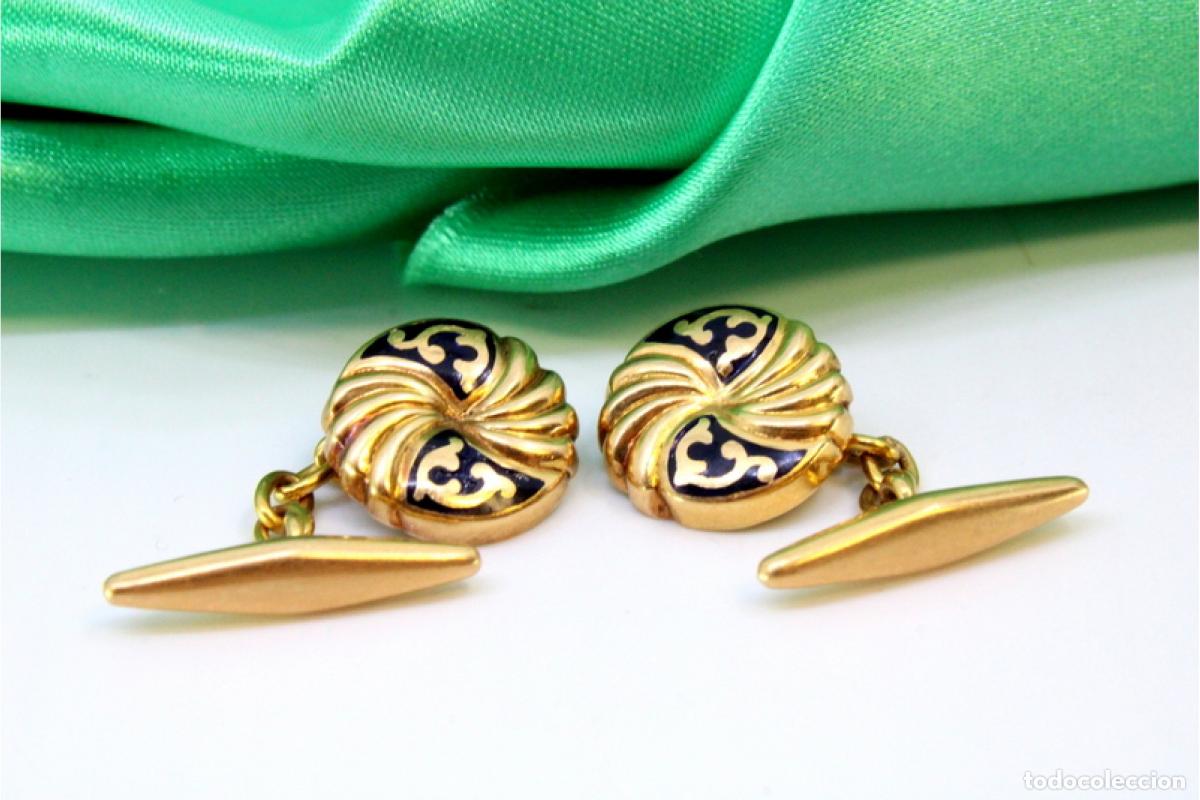 Joyeria: Gemelos de oro de 19,2 quilates - Foto 4