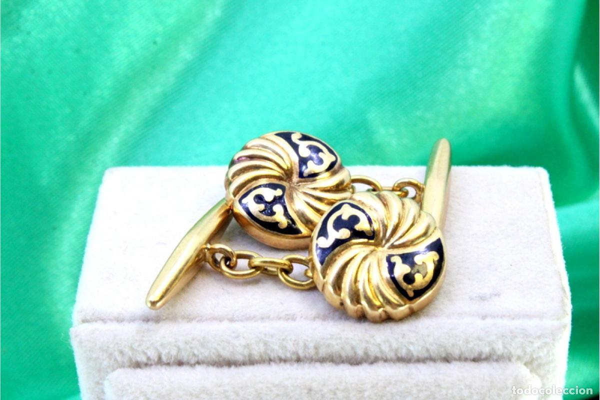 Joyeria: Gemelos de oro de 19,2 quilates - Foto 5
