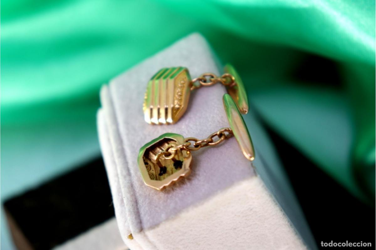 Joyeria: Gemelos de oro de 19,2 quilates - Foto 4