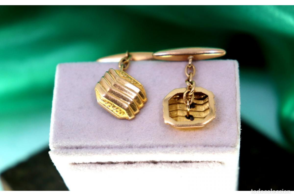 Joyeria: Gemelos de oro de 19,2 quilates - Foto 5