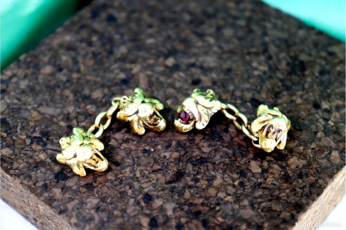 Joyeria: Gemelos de oro de 19,2 quilates - Foto 2