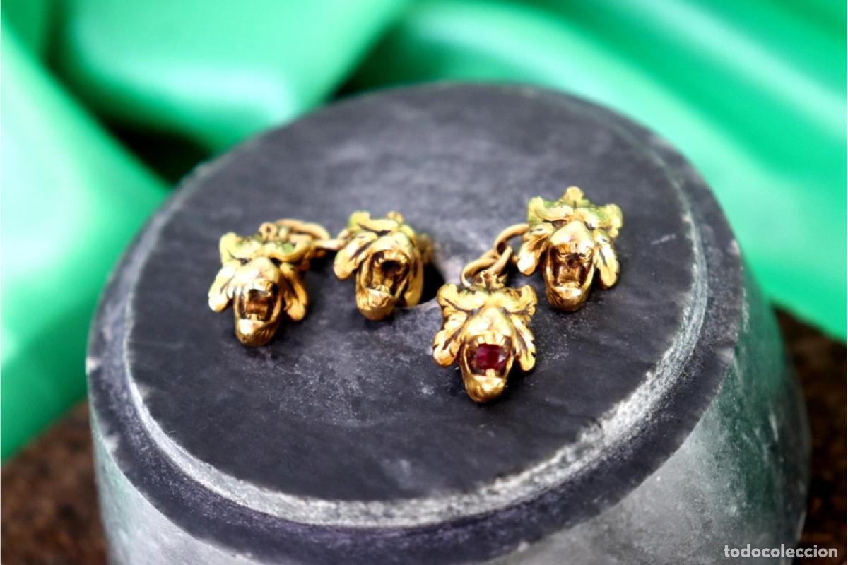 Joyeria: Gemelos de oro de 19,2 quilates - Foto 3
