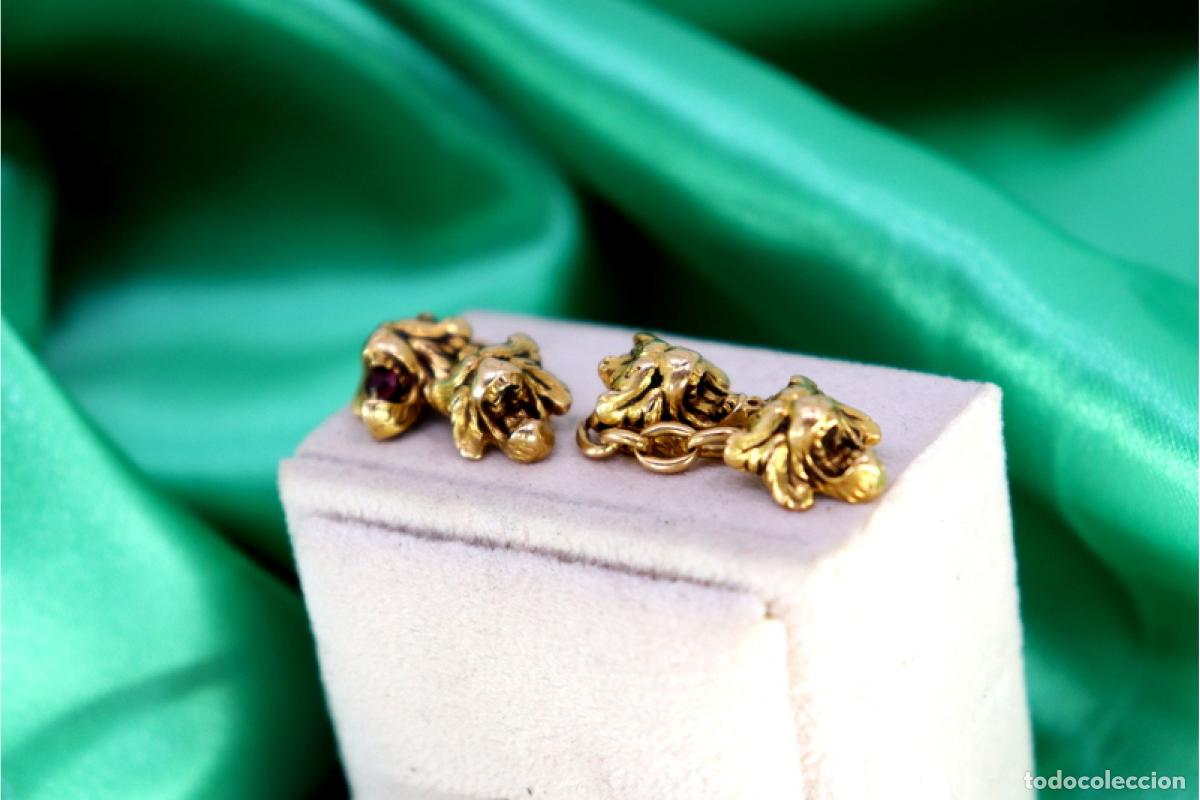 Joyeria: Gemelos de oro de 19,2 quilates - Foto 4