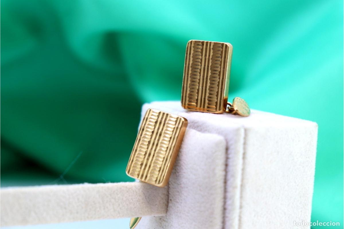 Joyeria: Gemelos de oro de 19,2 quilates - Foto 2